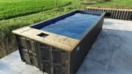 Piscine conteneur de 6 mètres – Prête à l'emploi, style garanti