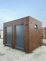 Module sanitaire avec douche et WC séparés