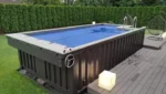 Piscine conteneur de 6 m (20 pi) – Modèle prêt à l'emploi