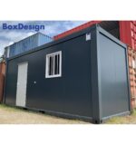 Module préfabriqué noir – Élégant, isolé et multifonctionnel – Image 4