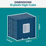 Conteneur 10 Pieds High Cube – Image 2