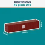Conteneur 40 Pieds DRY - Occasion – Image 2