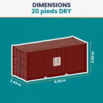 Conteneur 20 Pieds DRY - Occasion – Image 4