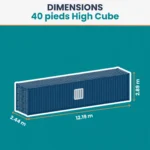 Conteneur 40 Pieds High-Cube – Image 2
